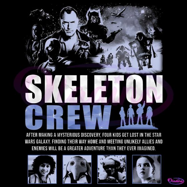 Vintage Skeleton Crew Disney Star Wars PNG