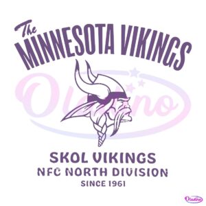 Vintage The Minnesota Vikings Footbakk Skol Vikings SVG