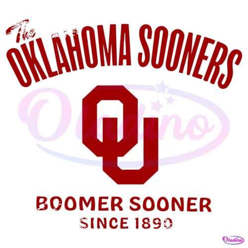 Vintage The Oklahoma Sooners Boomer Sooner SVG