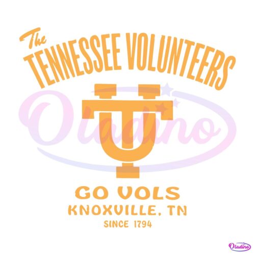 Vintage The Tennessee Volunteers Go Vols SVG