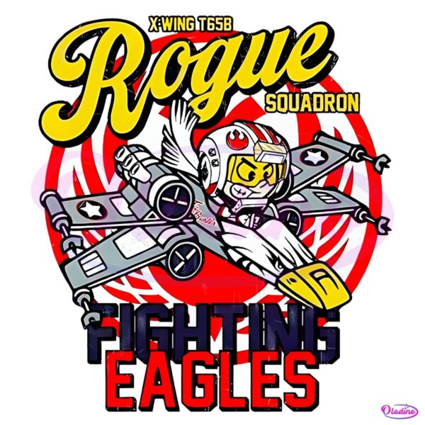 X Wing T65b Rogue Squadron Fighting Eagles Cartoon PNG