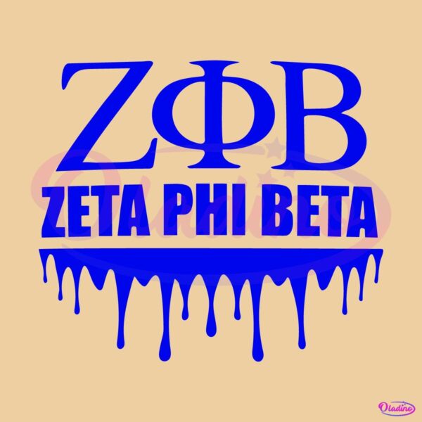 Zeta Graffiti Zeta Phi Beta Sorority SVG