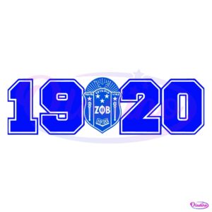 Zeta Phi Beta 1920 Logo SVG