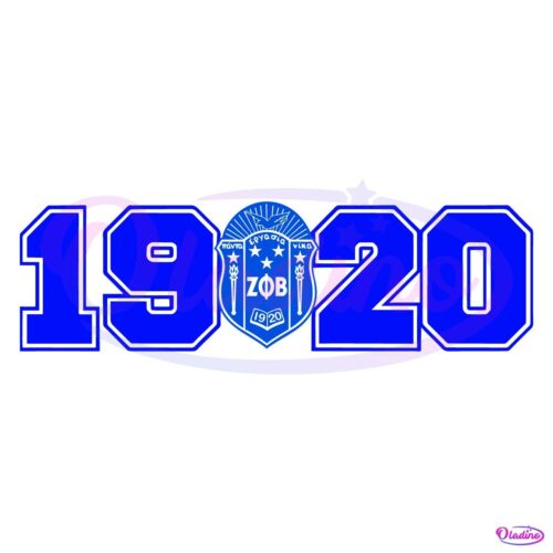 Zeta Phi Beta 1920 Logo SVG