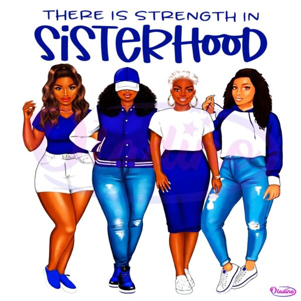 Zeta Phi Beta There Is Strength In Sisterhood PNG