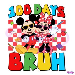 100 Days Bruh Mouse Teacher PNG