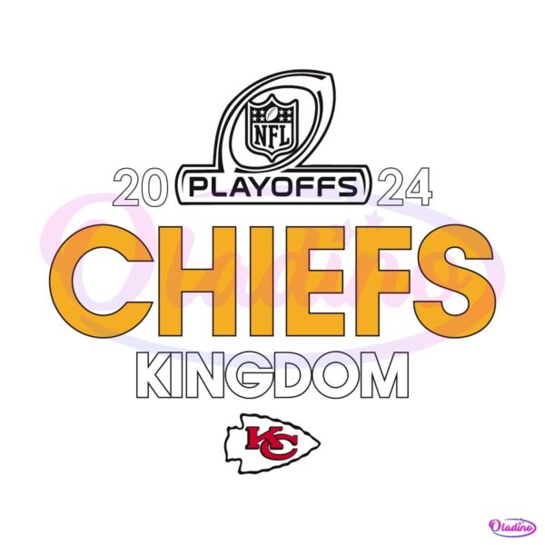 2024 Nfl Playoffs Chiefs Kingdom Kansas City Chiefs SVG