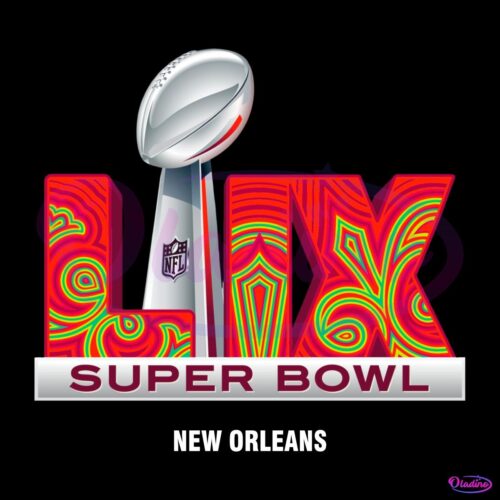 2025 Lix Super Bowl Trophy New Orleans PNG