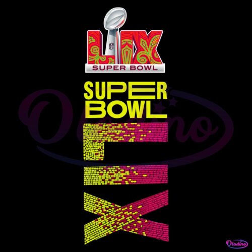 2025 Super Bowl Lix Logo PNG