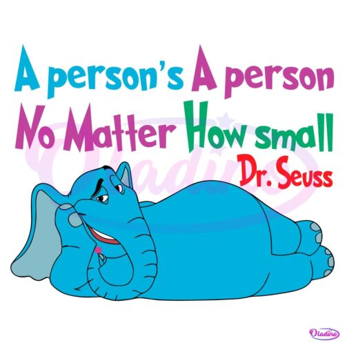 A Persons A Person No Matter How Small Horton SVG