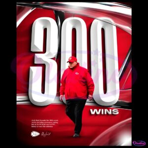 Andy Reid 300 Win Kansas City Chiefs PNG