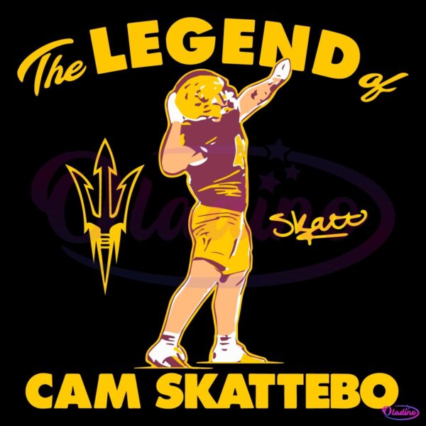 Arizona State Sun Devils The Legend Of Cam Skattebo SVG