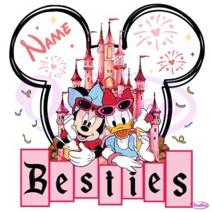 Besties Valentine Pink Valentines Png