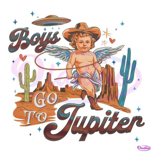 Boy Go To Jupiter Western Valentine Cupid PNG