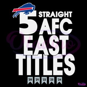 Buffalo Bills 5 Straight Afc East Titles Our Time Is Now SVG