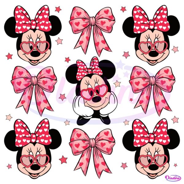 Cartoon Character Coquette Pink Bow Png