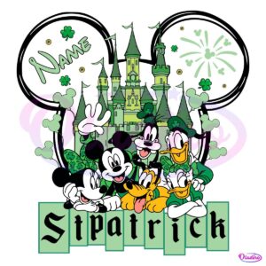 Castle Patrick Day Mouse And Friends SVG