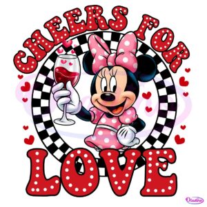 Cheer For Love Minnie Valentine Day PNG