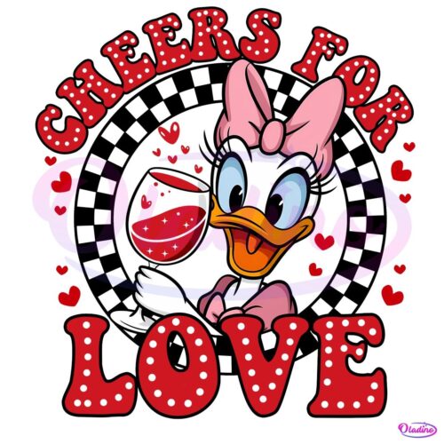 Cheer For Love PNG Duck Valentines Day PNG