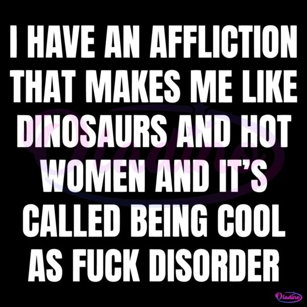 Cool As Fuck Disorder Funny Quote SVG