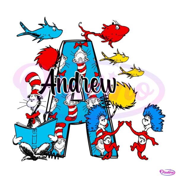 Custom Name Read Across America Dr Seuss PNG