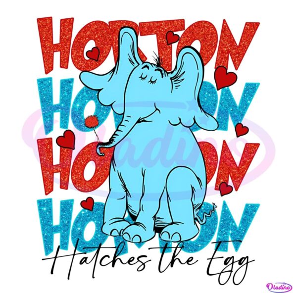 Dr Seuss Horton Elephant Hatches The Egg PNG