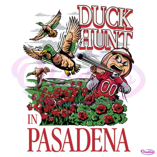 Duck Hunt In Pasadena Ohio State Buckeyes Football PNG