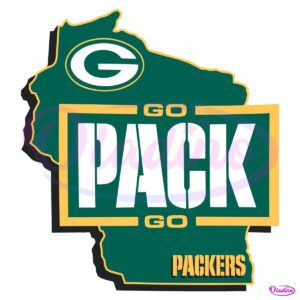 Green Bay Packers Go Pack Go SVG