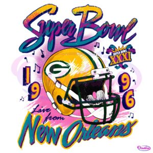 Green Bay Packers Super Bowl Champion New Orleans 1996 PNG