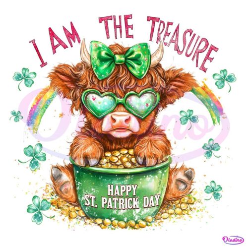 Happy St Patricks Day I Am The Treasure Png