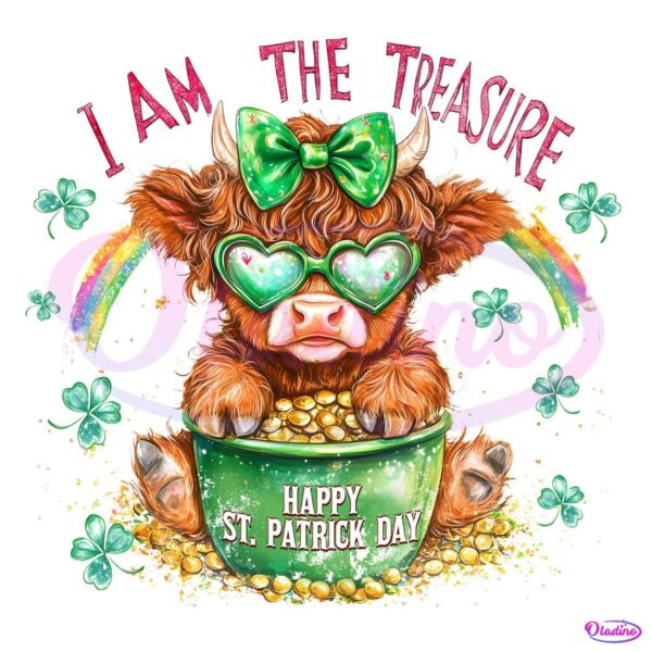 Happy St Patricks Day I Am The Treasure Png