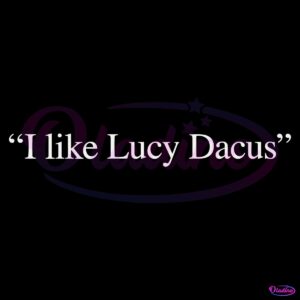 I Like Lucy Dacus SVG