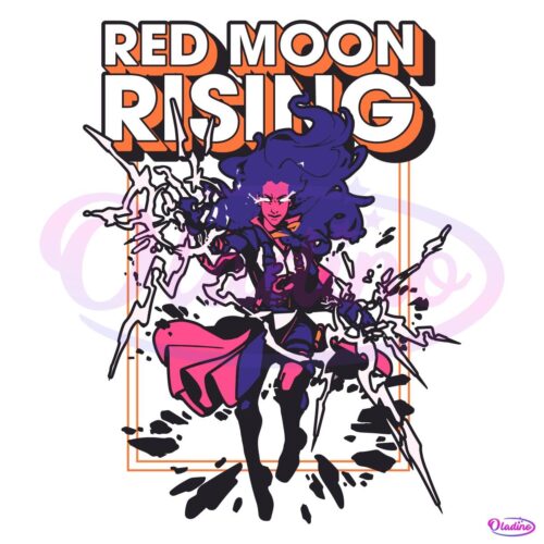 Imogen Temult Red Moon Rising SVG