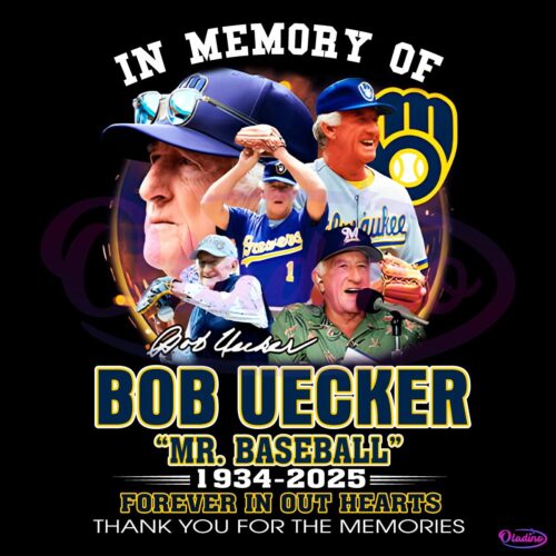 In Memory Of Bod Uecker Mr Baseball 1934 2025 PNG