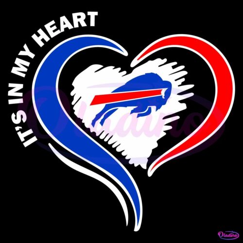 Its In My Heart Buffalo Bills Football Fans PNG