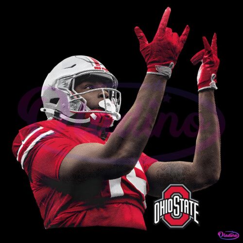 Jelani Thurman 15 Portrait Ohio State Buckeyes PNG