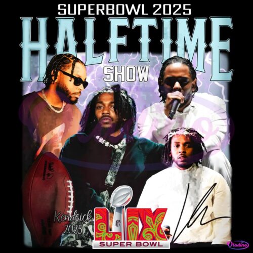 Kendrick Lamar Superbowl 2025 Halftime Show PNG