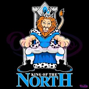 King Of The North Detroit Lions Mascot PNG