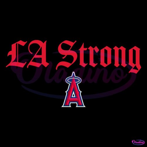 Los Angeles Angels La Strong SVG