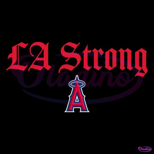 Los Angeles Angels La Strong SVG