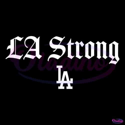 Los Angeles Dodgers La Strong SVG