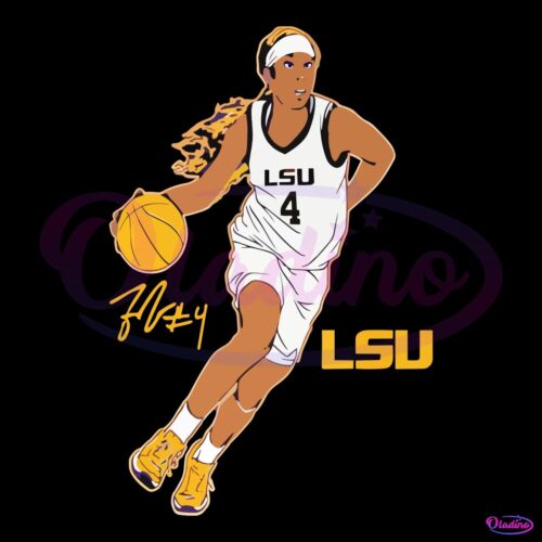 Lsu Tigers Basketball Flau Jae Johnson Superstar Pose SVG