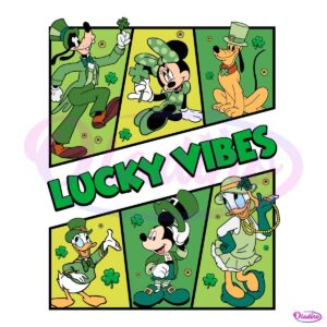 Lucky Vibes Mouse And Friends Svg