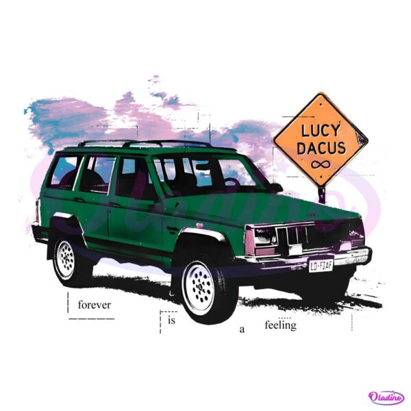 Lucy Dacus Forever Is A Feeling Green Truck PNG