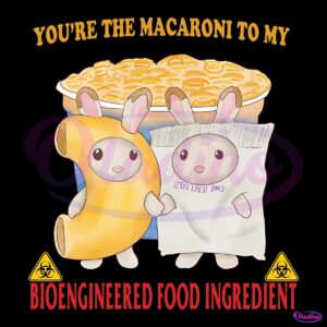 Mac And Bioengineered Food Ingredient SVG