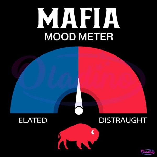 Mafia Mood Meter Buffalo Bills Football Fans SVG