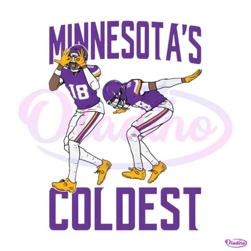 Minnesotas Coldest Justin Jefferson Minnesota Vikings SVG