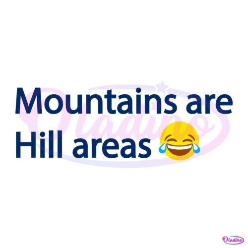 Mountains Are Hill Areas Smile Icon SVG