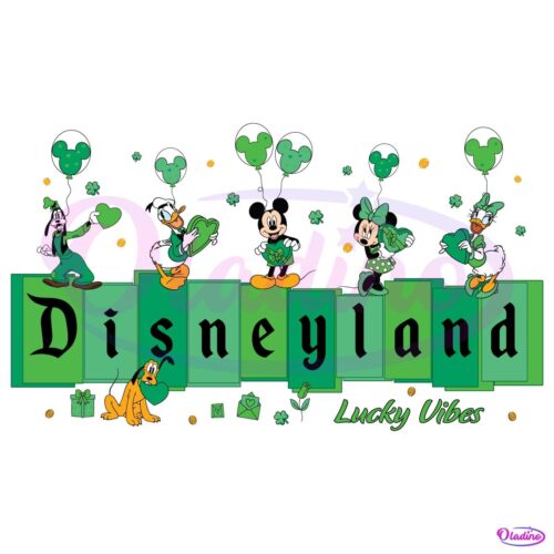 Mouse And Friends St Patrick Lucky Shamrock Png