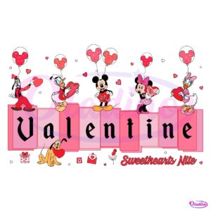 Mouse And Friends Valentines 2025 PNG